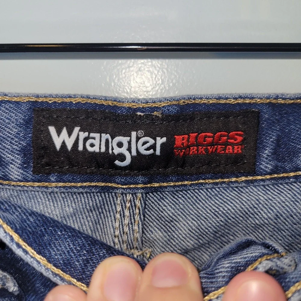 Wrangler‎ Riggs Workwear Men's 46x30 Dark Wash Carpenter Jeans